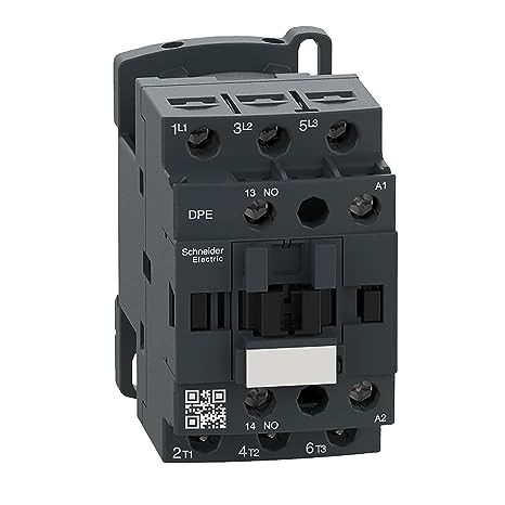 شنايدر إلكتريك - DPE18B7 Easy TeSys IEC Contactor ، 7.5HP ، 480V ، ملف 24VAC ، تثبيت DIN-Rail / تثبيت برغي